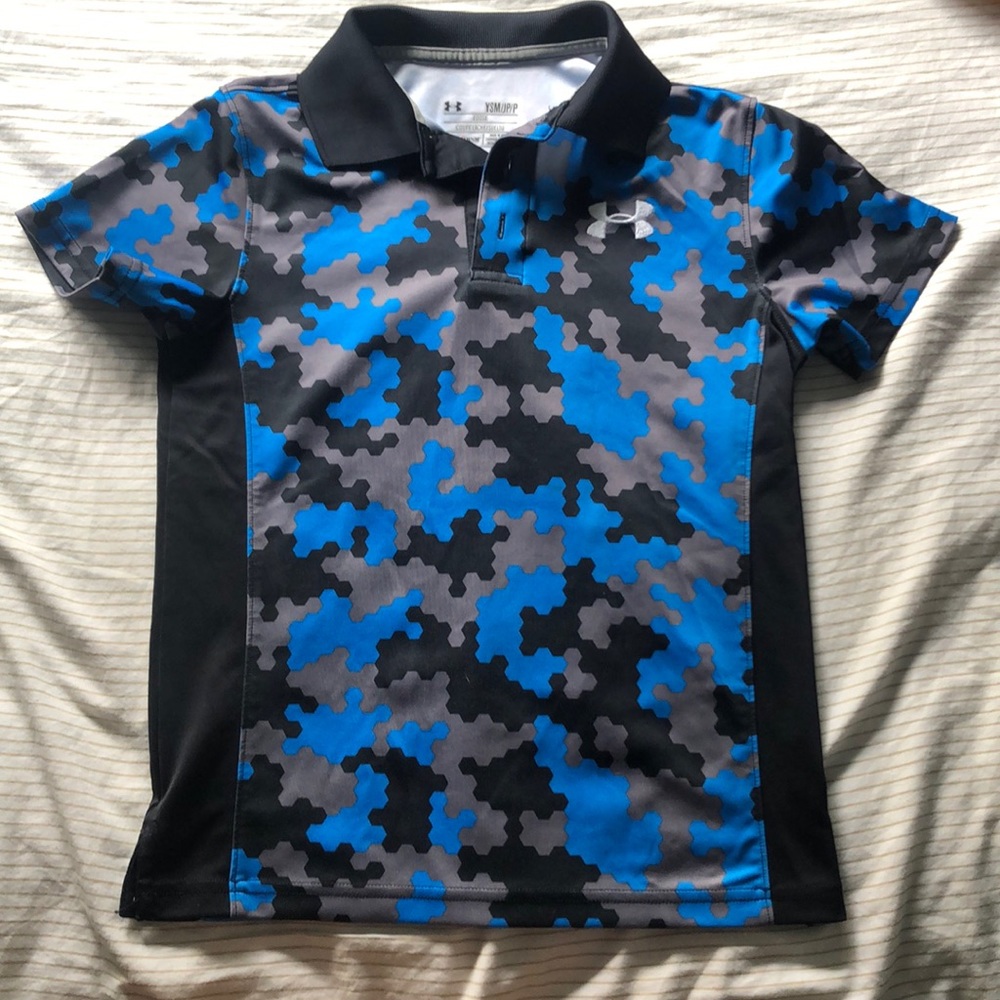 Under Armour boy polo, small, 8